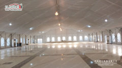 Hot sale 25x50m Arcum tent with lining decoration