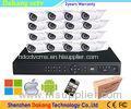 16CH DVR Security Camera Systems / P2P Cloud AHD DVR CCTV Systems