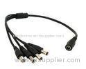 HD CCTV Accessories 4 way Power Splitter Cable Could Connect to Server