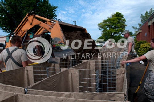 traffic barriers concrete/mesh bag/JOESCO bastion