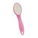 Pink Dry Skin Foot Scraper Plastic Handle Silica Sand Feet Callus Remover