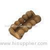 2 Row Hand Held Muscle Body Wooden Roller Massager 17X8X4.5 cm