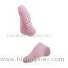 Cotton Outside Girls Moisturizing Gel Socks Pink For Dry Feet