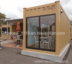 removable container cafe with multiple fuction and classical looking