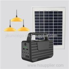 Portable Solar Power Lighting System