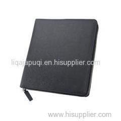 Black PU Leather A5 Size Filofax Cover Business Notebook