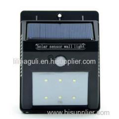 Black Triangle Solar LED Garden Light