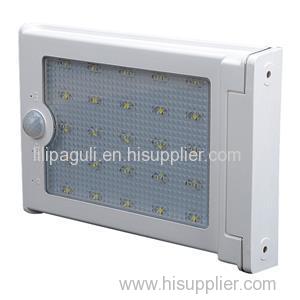 25 LED PIR Motion Sensor Solar Wall Light