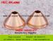Metal Plasma Torch Consumables / Shield Cap Esab Spare Parts