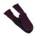 Deep Purple Aloe Infused Spa Socks Anti Slip Acrylic Long Stockings