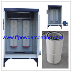 manual spray powder coating booth