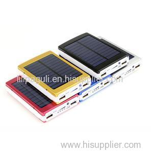 10000mah Solar Power Bank External Battery Backup