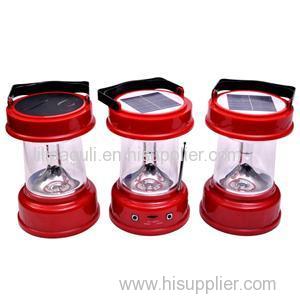 Multifunction Outdoor Or Indoor Solar Camping Lantern For Emergency
