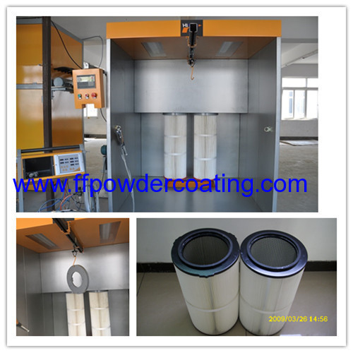 manual powder coating booth