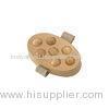 Natural Handheld Wooden Body Massager Customized For Body Relaxing