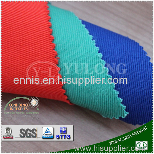 China yulong supply Cotton nylon C/N 88/12 molten and sparks protection flame resistant fabric
