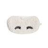 Embroidery Polyester Plush Spa Eye Mask Nap Cover Blindfold