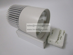LED Track Light 30W COB Rail Lights Spotlight Equal 300W Halogen Lamp 45mil 110v 120v 220v 230v 240v Warm Cold Natural W