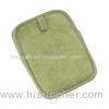 Green Bamboofiber Hang Pad Bath Body Scrubber For Shower 16x11 cm