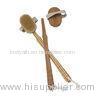 Bamboo Pig Bristle Bath Body Brush With Separable Oval Head