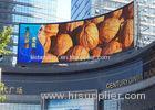 Flexible Full Color Curved LED Screen Outdoor P10 10MM IP65 Protection
