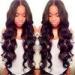 No Chemical 100% Brazilian Human Hair Extensions Wet And Wavy Weave