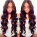 No Chemical 100% Brazilian Human Hair Extensions Wet And Wavy Weave