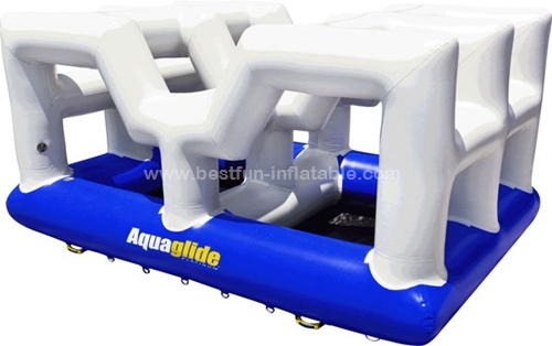 Inflatable delta runway vista water games