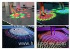 Portable Interactive Led Floor Display / Led Disco Dance Floor Full Color