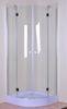 Quadrant Curved Glass Shower Enclosures For Star Rated Hotels / Model Rooms