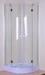 Quadrant Curved Glass Shower Enclosures For Star Rated Hotels / Model Rooms