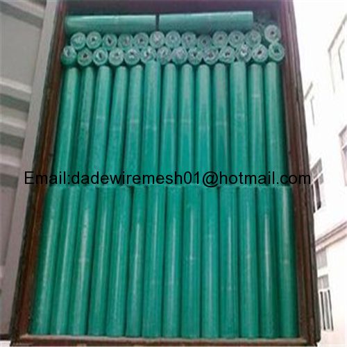 Coated alkali resistant fiberglass mesh