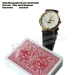 New Design Poker Scanner Leather Watch Camera With Power Bank