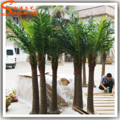 Artificial Plants Green Leaves Plastic Fruits Artificial Garden Coconut Palm Trees