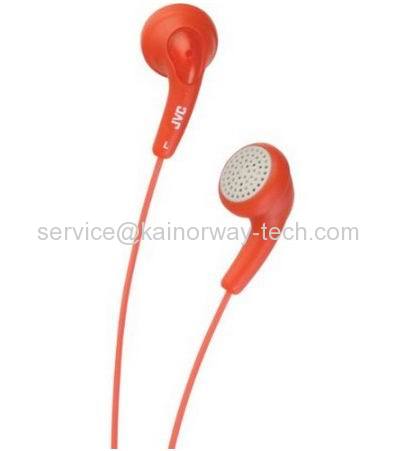 JVC Home HA F140 Gumy Stereo In Ear Headphone Earphones for iPod MP3