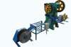 Razor barbed wire mesh making machine