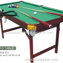 Foldable Small Size MDF Billiard Table