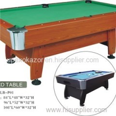 Popular MDF Billiard Table