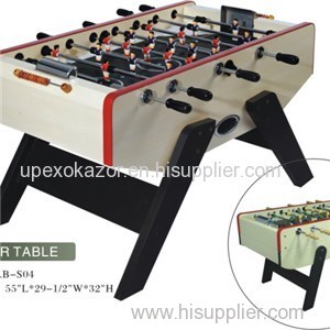 With Strong Chromium Steel Soccer Table