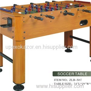 Wood Grain PVC Laminated Soccer Table