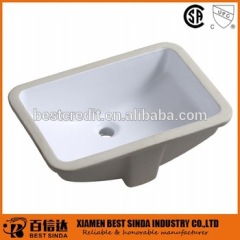 Rectangular ceramic sink ceramic sanitary ware