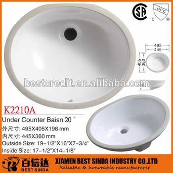 Cheap Kohler undermount bathroom sink