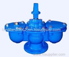 Double air release valve