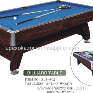 Stable MDF Billiard Table