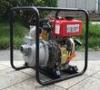 4 - stroke air cooled agricultural diesel water pump single cylinder 22m / H Rated Flux