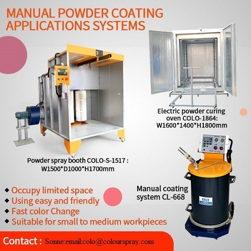 elecric powder coating oven and machine