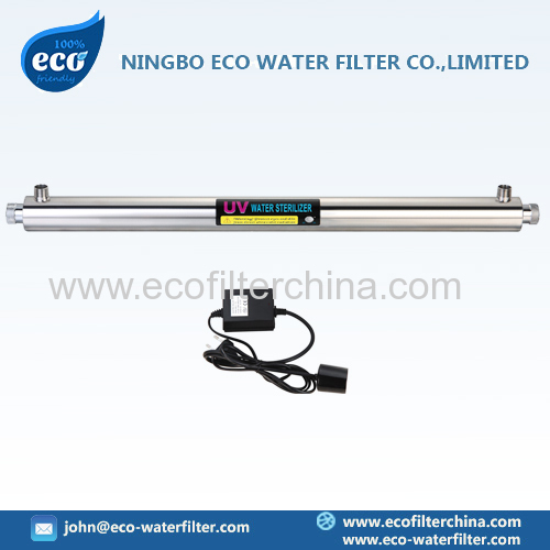 ultraviolet water sterilizer for RO system