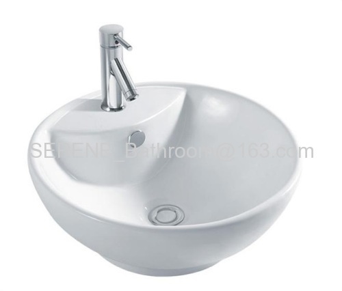Sanitary ware ceramic white color above counter washbasin