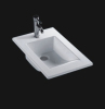 Sanitary ware ceramic white color bathroom furniture wash basin