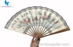 High Quality Bamboo Fabric/Paper Fan with(Custom-Made)